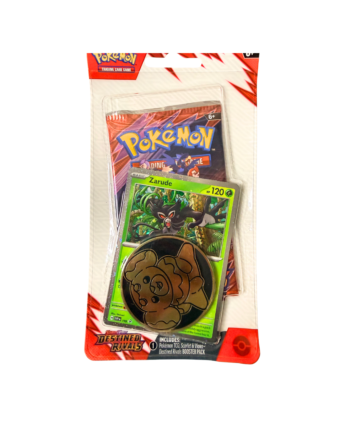Destined Rivals Pokemon Special Booster Pack with Promo & Coin