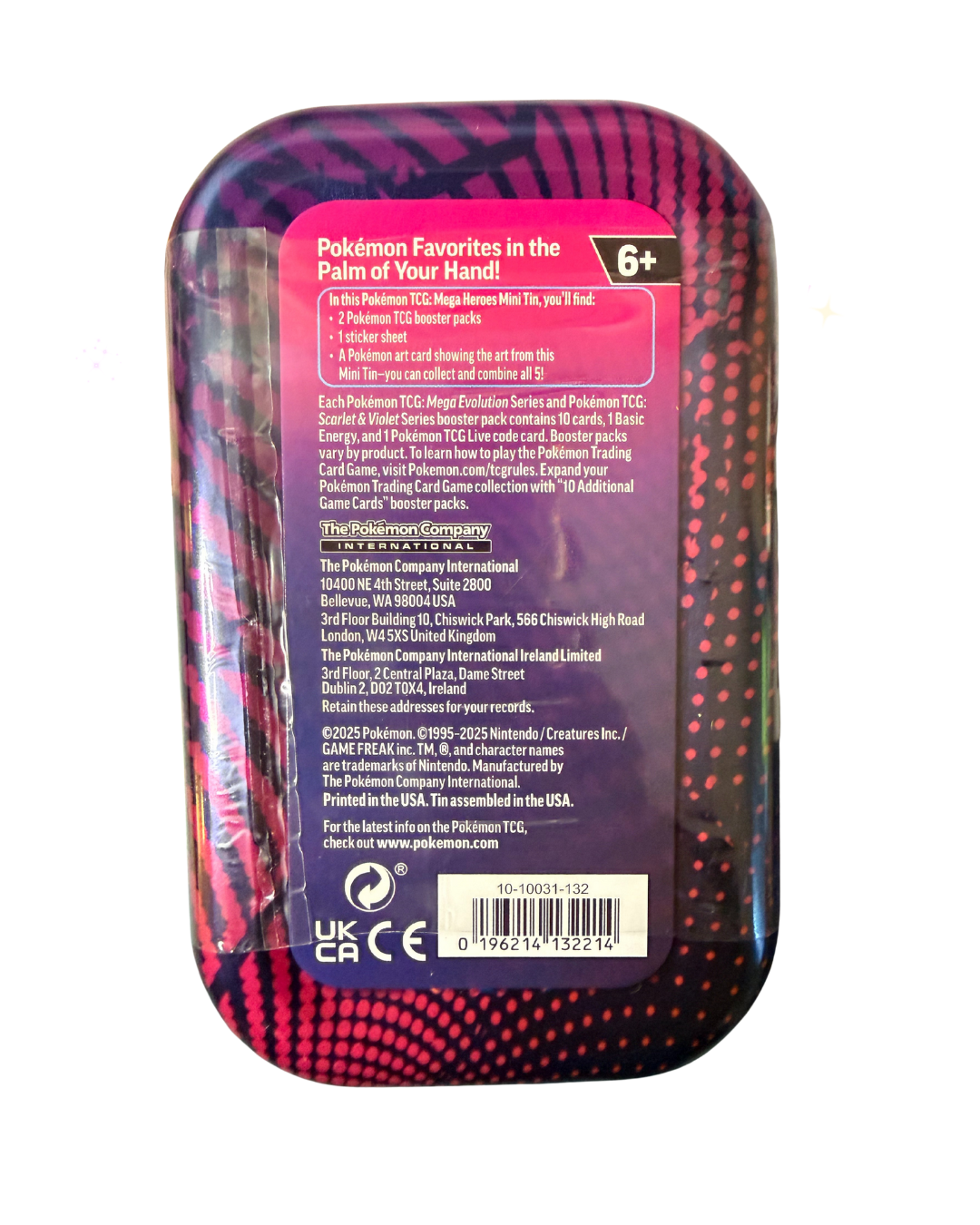 Mega Evolution Pokemon Mini Tin