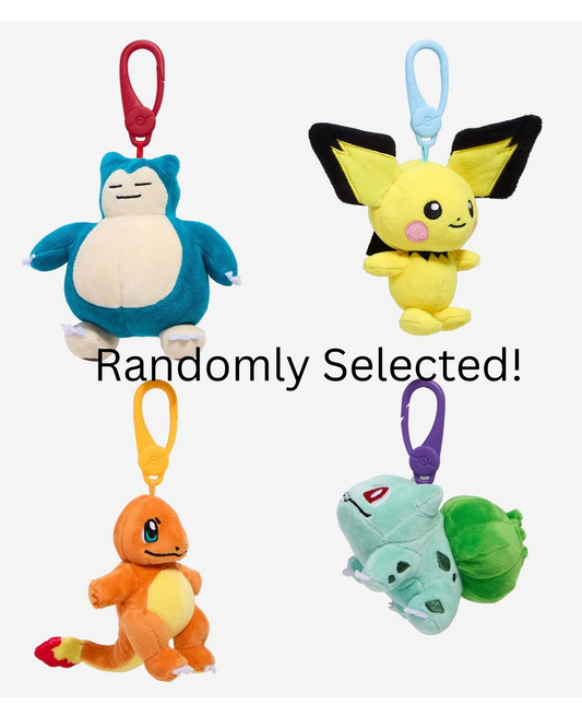 Pokemon Plush Keychain Randomly Selected