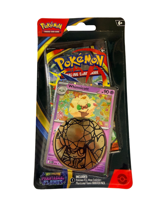 Mega Evolution Phantasmal Flames Booster Pack with PROMO & Coin