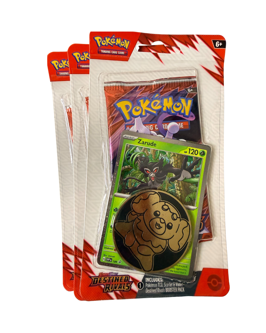 Destined Rivals Pokemon Special Booster Pack with Promo & Coin