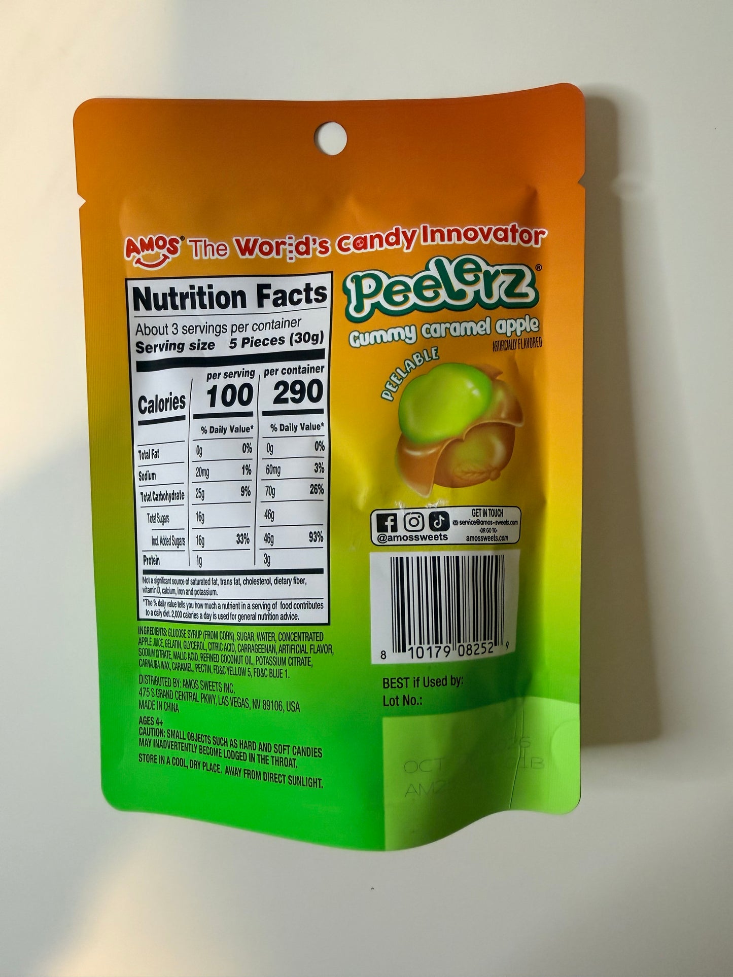 Peelerz Gummy Candy 3oz Bag Various Flavors