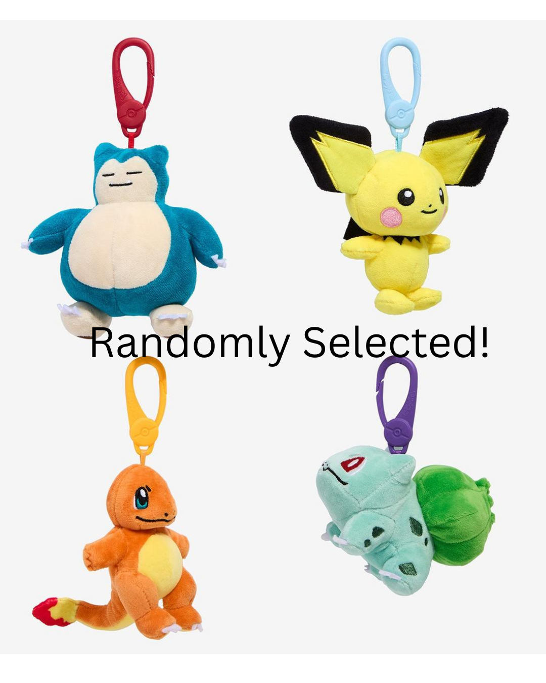 Pokemon Plush Keychain Randomly Selected